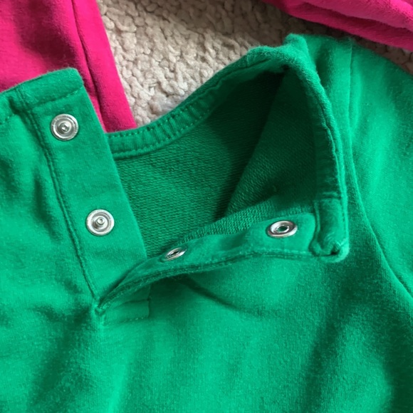 Set of 3 - Primary baby tunic dresses (navy, fuschia, kelly green) - Picture 5 of 5